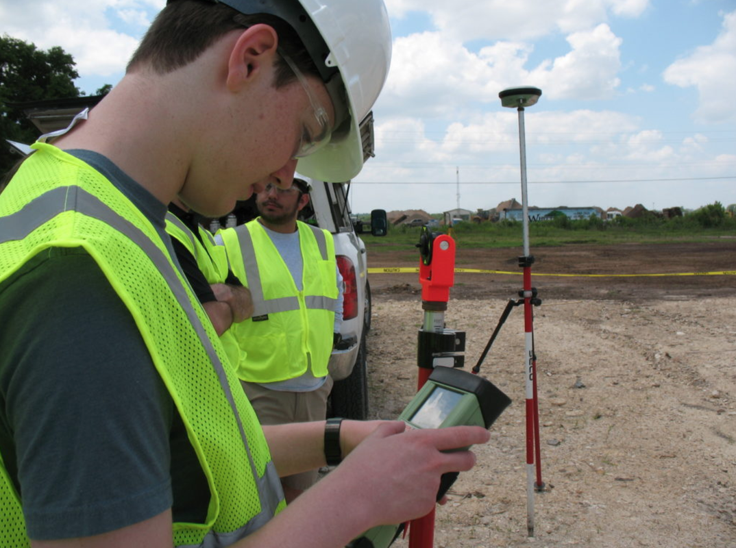 Construction Expo student operates geotech equipment technology ACEA